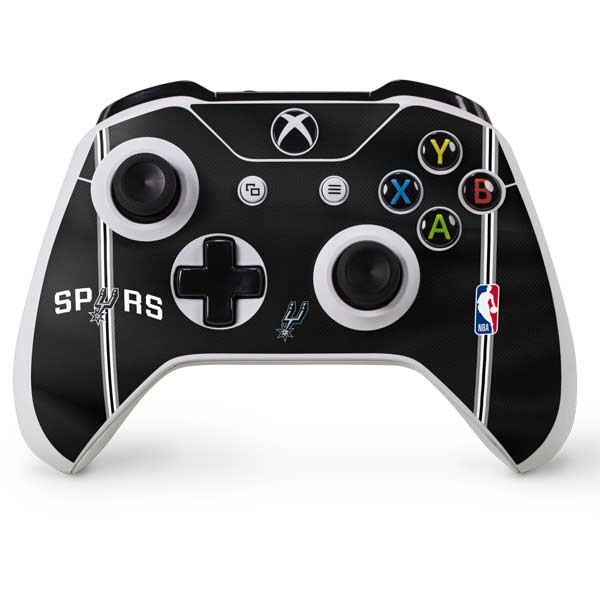 NBA San Antonio Spurs Jersey Xbox One S Console and Controller Bundle Skin