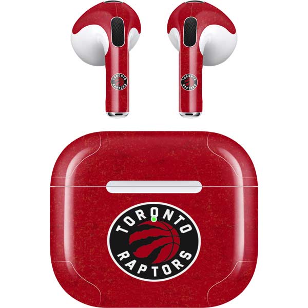 NBA Toronto Raptors Distressed Apple AirPods (3rd Gen 2021) Skin