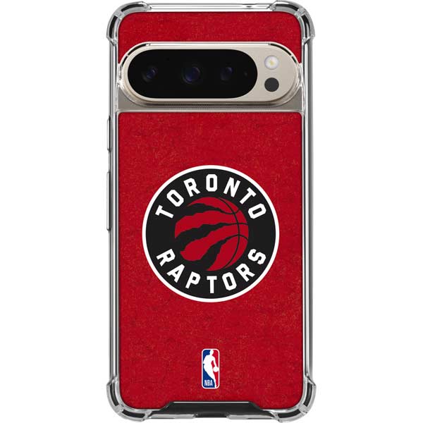 NBA Toronto Raptors Distressed Google Pixel 9 Pro XL Clear Case