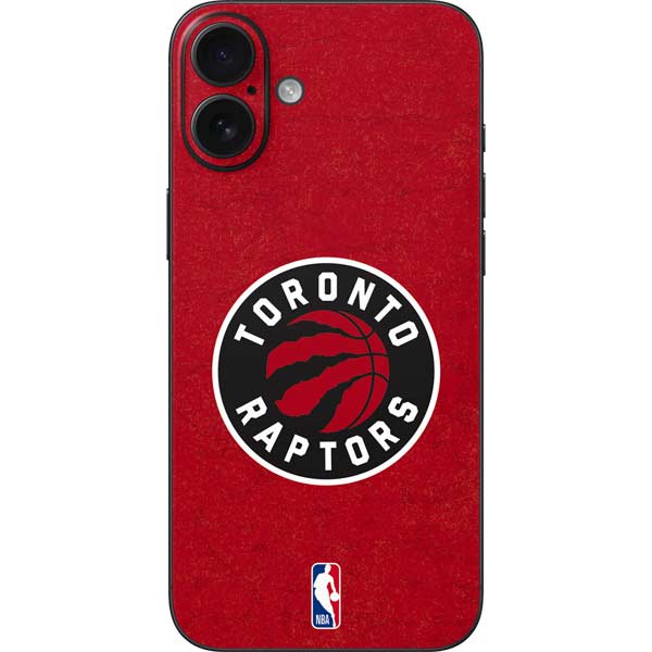 NBA Toronto Raptors Distressed iPhone 16 Plus Skin