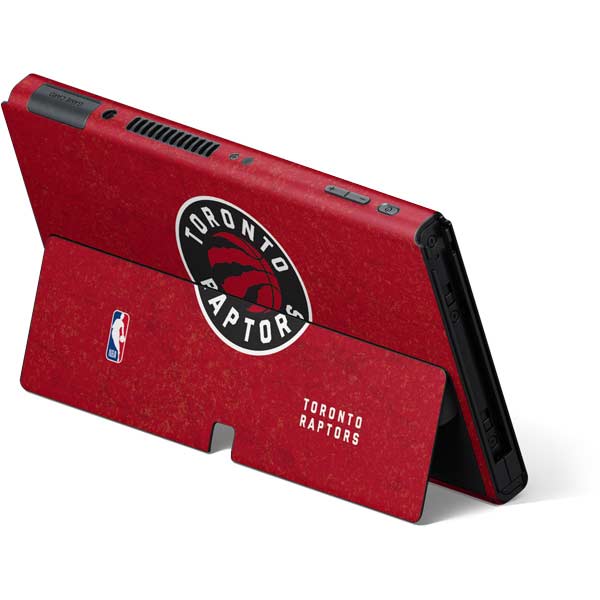 NBA Toronto Raptors Distressed Nintendo Switch OLED (2021) Skin