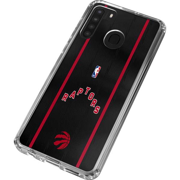 NBA Toronto Raptors Jersey Galaxy A21 Clear Case
