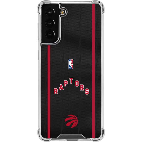 NBA Toronto Raptors Jersey Galaxy S21 FE Clear Case