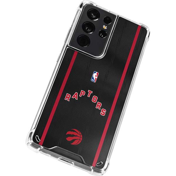 NBA Toronto Raptors Jersey Galaxy S21 Ultra 5G Clear Case