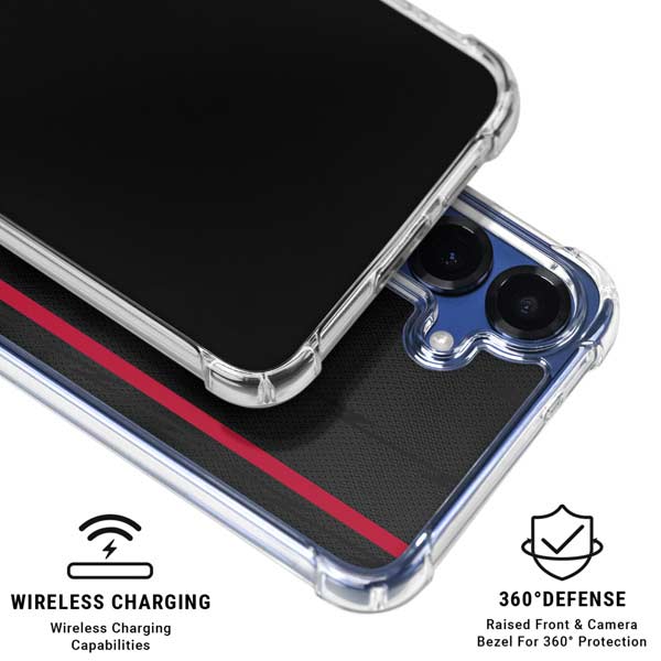 NBA Toronto Raptors Jersey Galaxy S25 Plus Clear Case