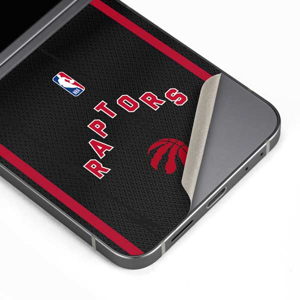 NBA Toronto Raptors Jersey Galaxy Z Flip6 Skin