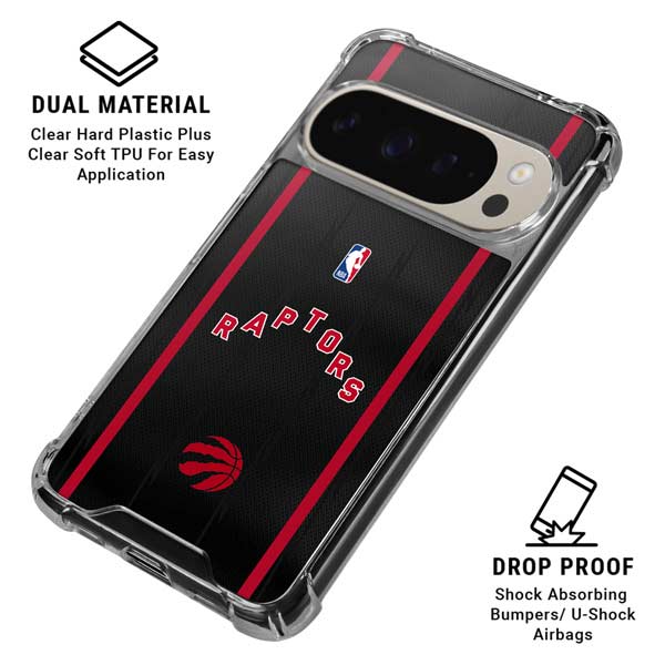 NBA Toronto Raptors Jersey Google Pixel 9/9 Pro Clear Case