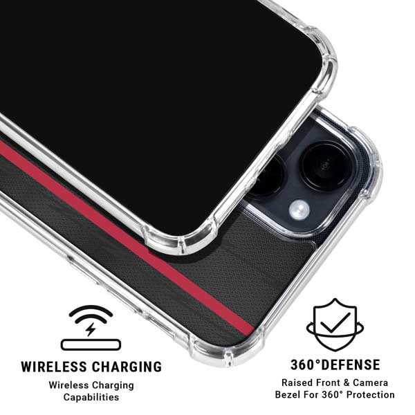 NBA Toronto Raptors Jersey iPhone 15 Plus Clear Case