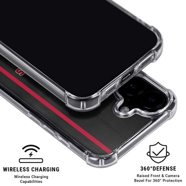 NBA Toronto Raptors Jersey iPhone 16 Clear Case