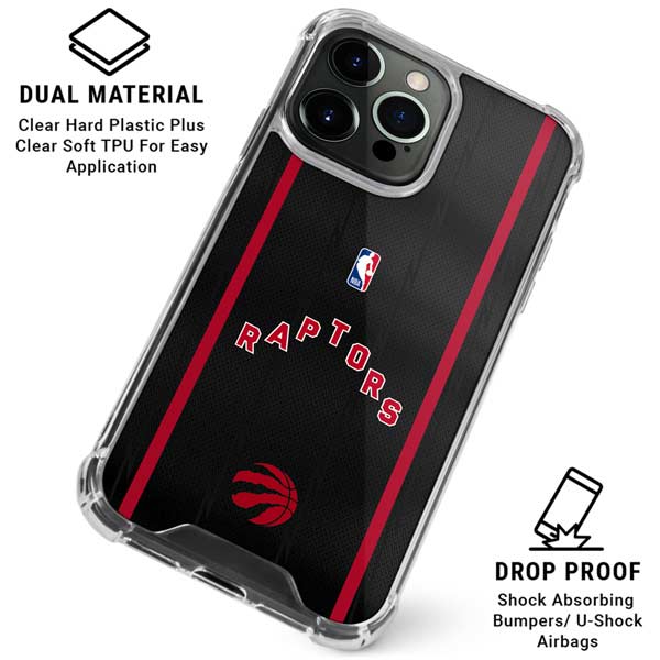 NBA Toronto Raptors Jersey iPhone 16 Pro Clear Case