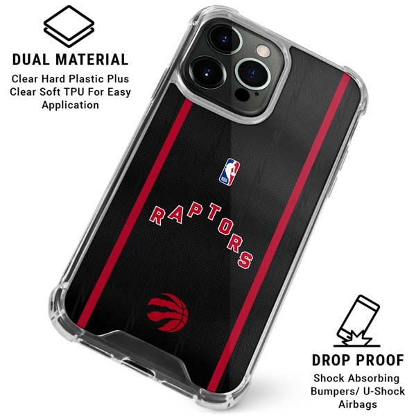 NBA Toronto Raptors Jersey iPhone 16 Pro Max Clear Case
