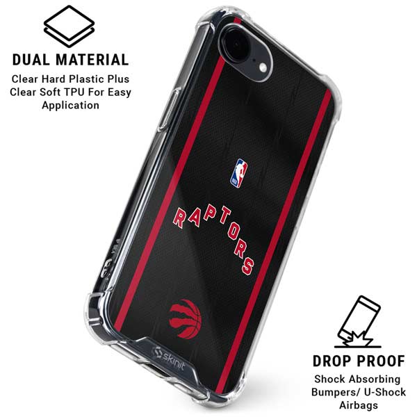 NBA Toronto Raptors Jersey iPhone 16e Clear Case