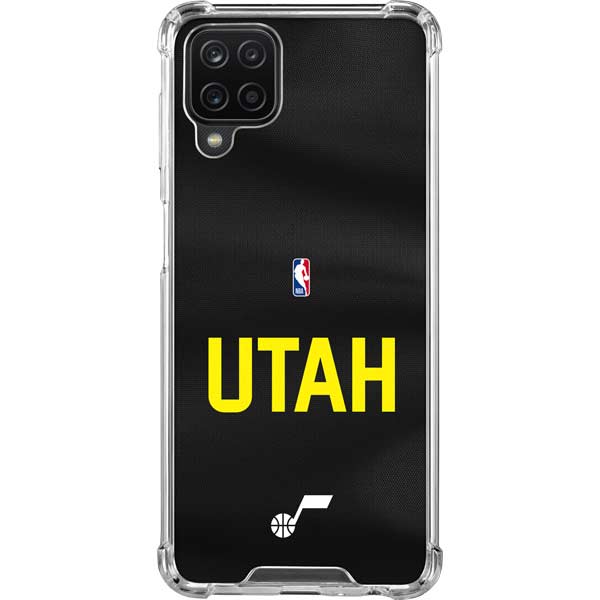 NBA Utah Jazz Jersey Galaxy A12 Clear Case