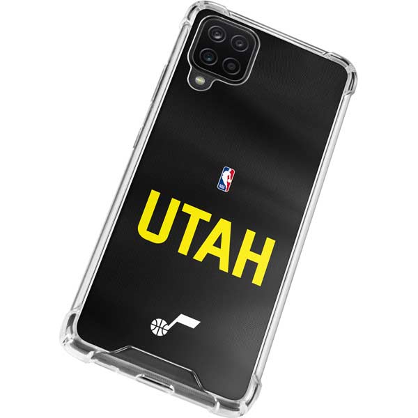 NBA Utah Jazz Jersey Galaxy A12 Clear Case