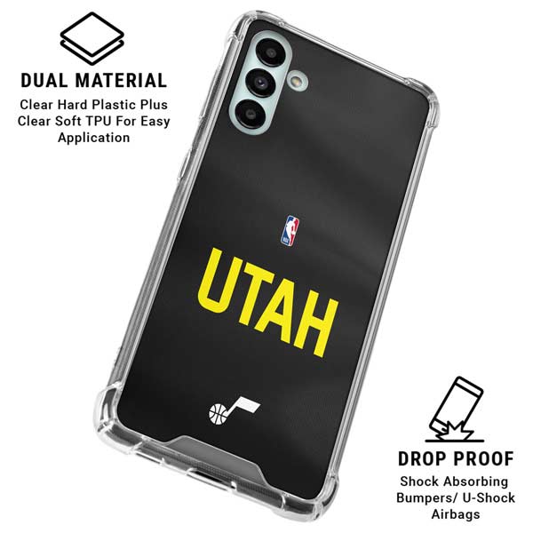 NBA Utah Jazz Jersey Galaxy A13 5G Clear Case