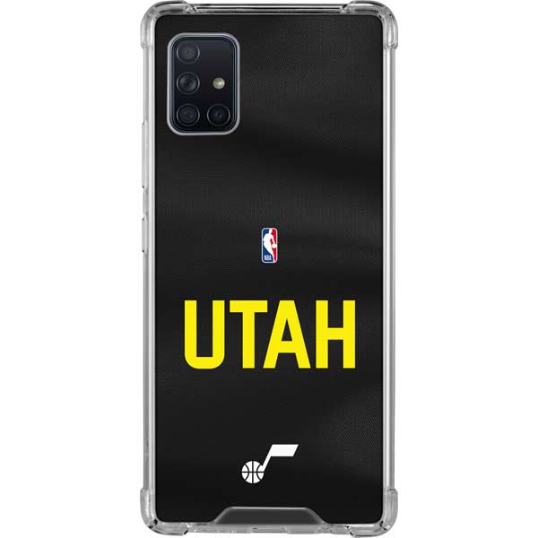 NBA Utah Jazz Jersey Galaxy A51 5G Clear Case