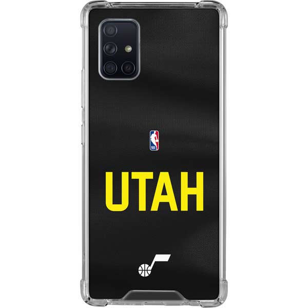 NBA Utah Jazz Jersey Galaxy A71 5G Clear Case