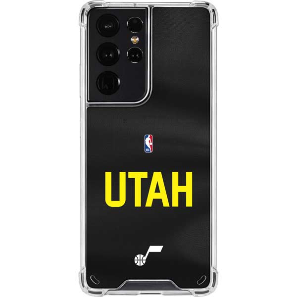 NBA Utah Jazz Jersey Galaxy S21 Ultra 5G Clear Case