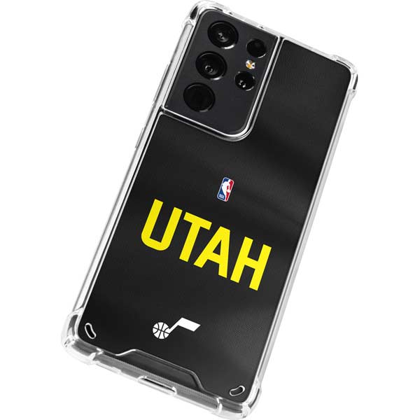 NBA Utah Jazz Jersey Galaxy S21 Ultra 5G Clear Case