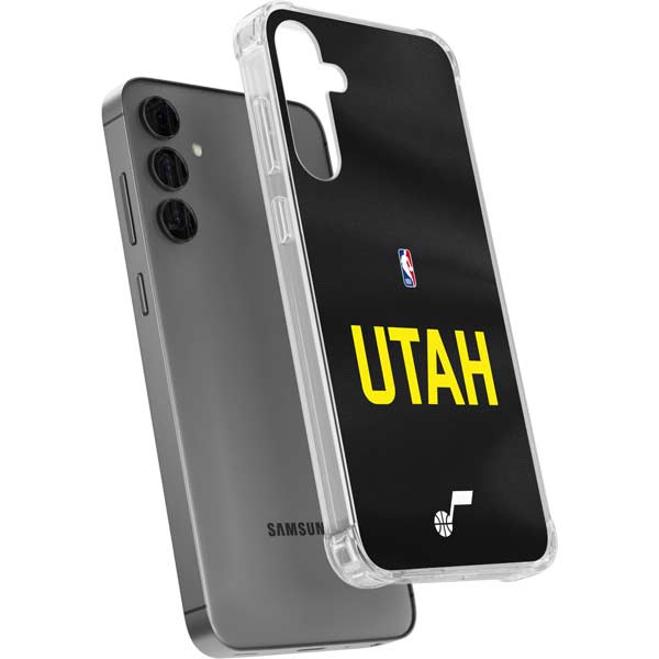 NBA Utah Jazz Jersey Galaxy S24 Plus Clear Case