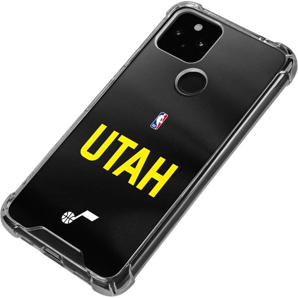 NBA Utah Jazz Jersey Google Pixel 4a 5G Clear Case