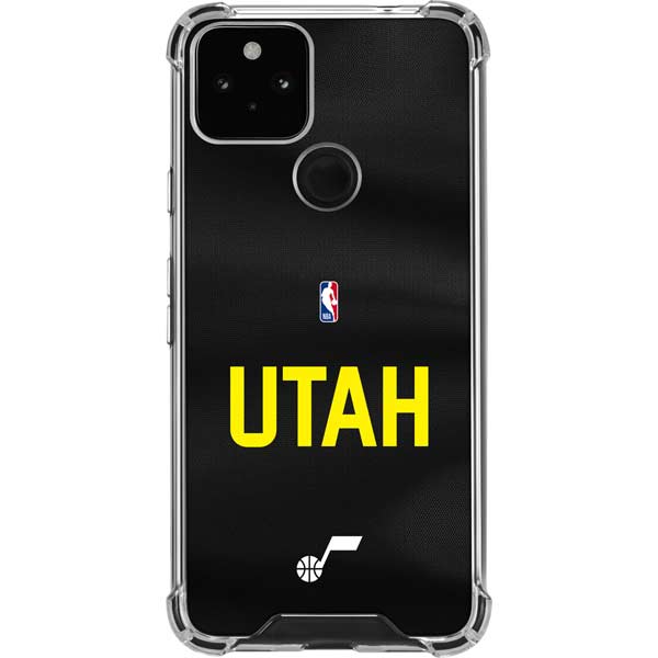 NBA Utah Jazz Jersey Google Pixel 5 Clear Case