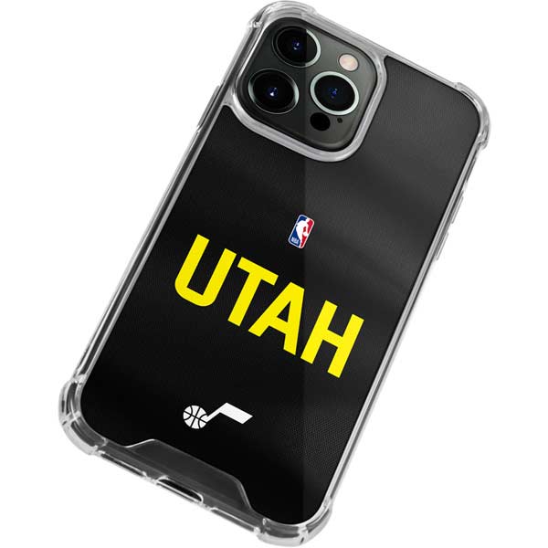 NBA Utah Jazz Jersey iPhone 14 Pro Max Clear Case