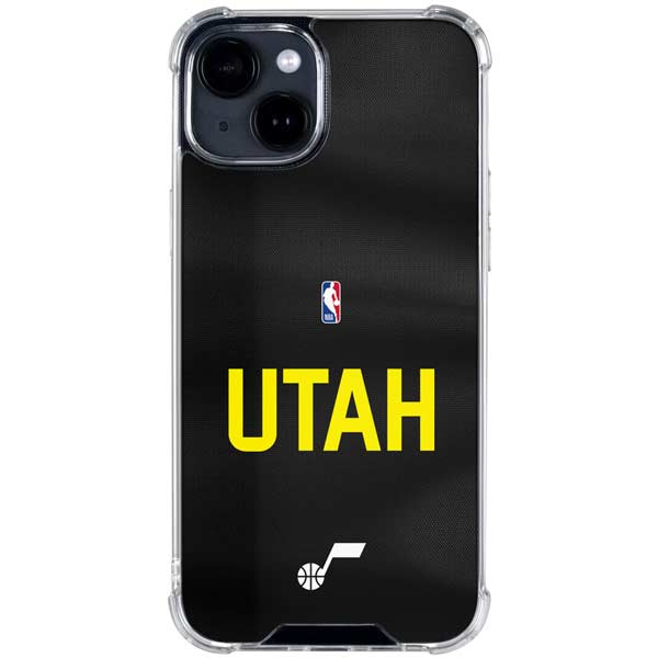 NBA Utah Jazz Jersey iPhone 15 Clear Case