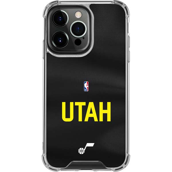 NBA Utah Jazz Jersey iPhone 15 Pro Clear Case