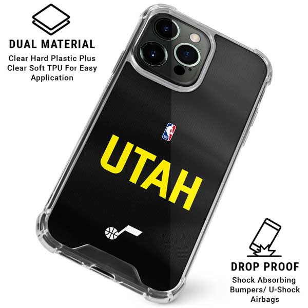 NBA Utah Jazz Jersey iPhone 16 Pro Max Clear Case
