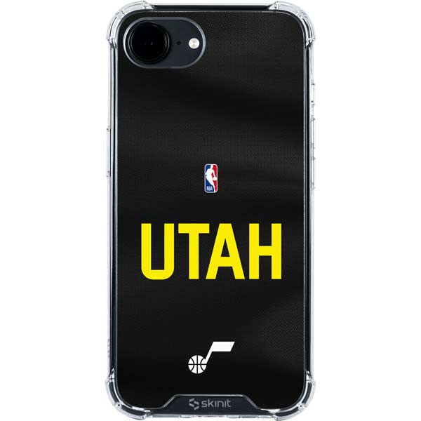 NBA Utah Jazz Jersey iPhone 16e Clear Case