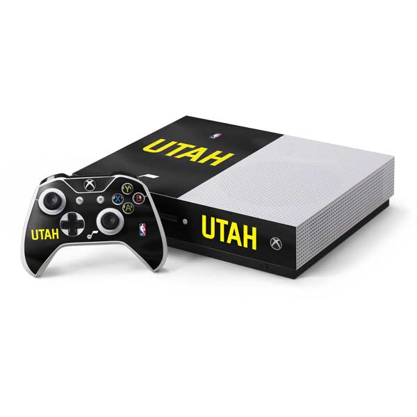 NBA Utah Jazz Jersey Xbox One S Console and Controller Bundle Skin