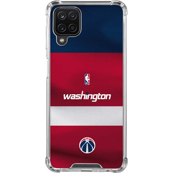 NBA Washington Wizards Jersey Galaxy A12 Clear Case