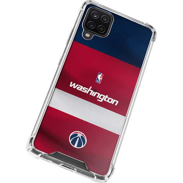 NBA Washington Wizards Jersey Galaxy A12 Clear Case