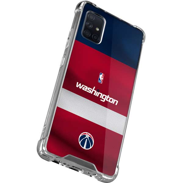 NBA Washington Wizards Jersey Galaxy A71 5G Clear Case