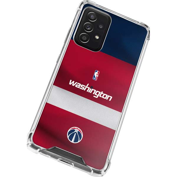 NBA Washington Wizards Jersey Galaxy A72 5G Clear Case