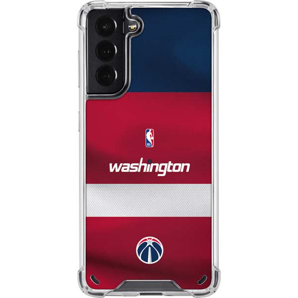 NBA Washington Wizards Jersey Galaxy S21 5G Clear Case