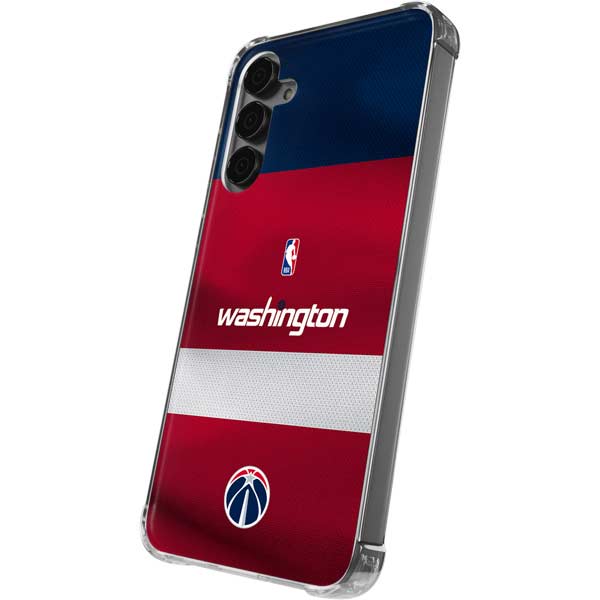 NBA Washington Wizards Jersey Galaxy S24 Plus Clear Case