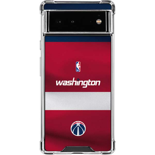 NBA Washington Wizards Jersey Google Pixel 6 Clear Case