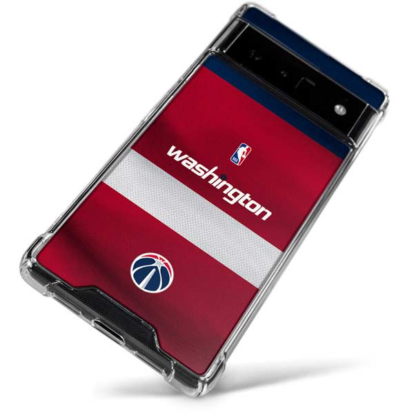 NBA Washington Wizards Jersey Google Pixel 6 Clear Case
