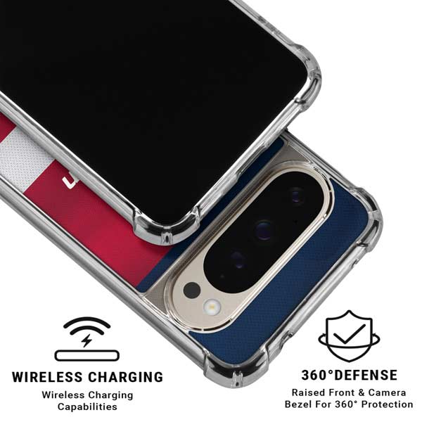 NBA Washington Wizards Jersey Google Pixel 9/9 Pro Clear Case