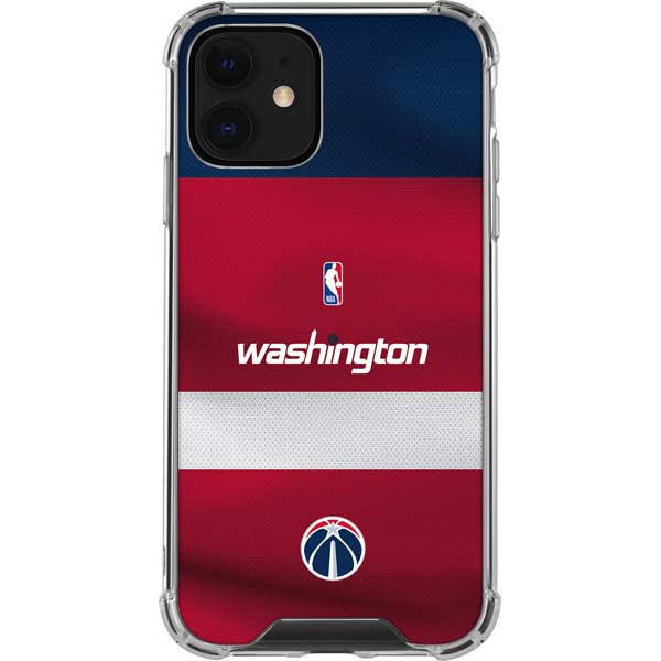 NBA Washington Wizards Jersey iPhone 12 Clear Case