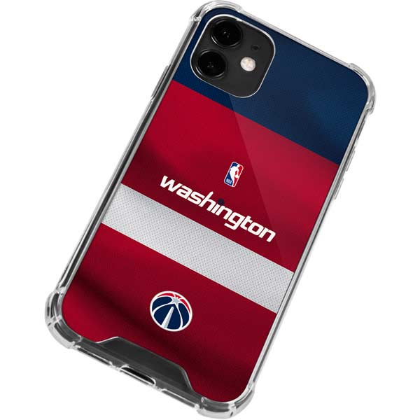 NBA Washington Wizards Jersey iPhone 12 Clear Case