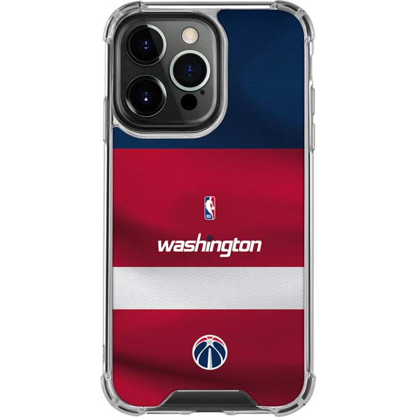 NBA Washington Wizards Jersey iPhone 14 Pro Clear Case