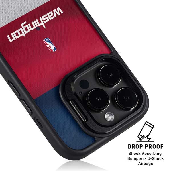 NBA Washington Wizards Jersey iPhone 14 Pro Kickstand Case