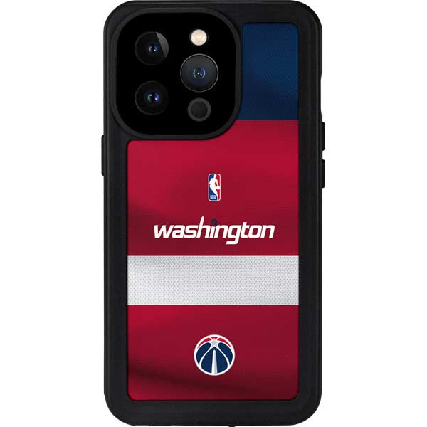 NBA Washington Wizards Jersey iPhone 14 Pro Waterproof Case