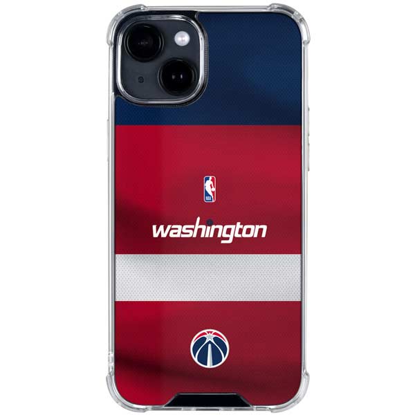 NBA Washington Wizards Jersey iPhone 15 Plus Clear Case