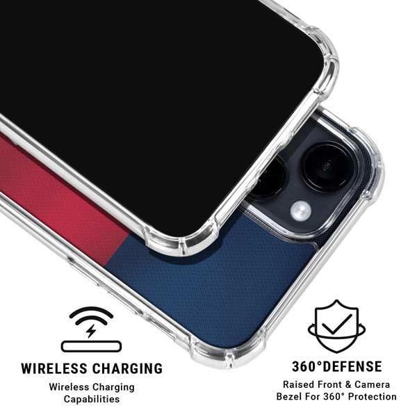 NBA Washington Wizards Jersey iPhone 15 Plus Clear Case