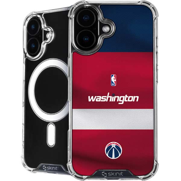 NBA Washington Wizards Jersey iPhone 16 Plus MagSafe Case