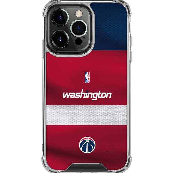 NBA Washington Wizards Jersey iPhone 16 Pro Max Clear Case